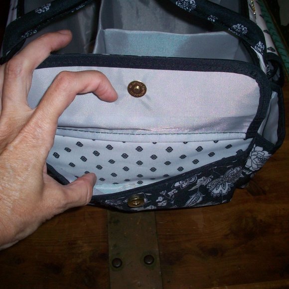 Joann Fabrics Organizer Craft Make-up Caddy Tote Storage Handles & Pockets Reuse - Picture 8 of 9